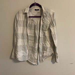 Grey plaid button down from BDG